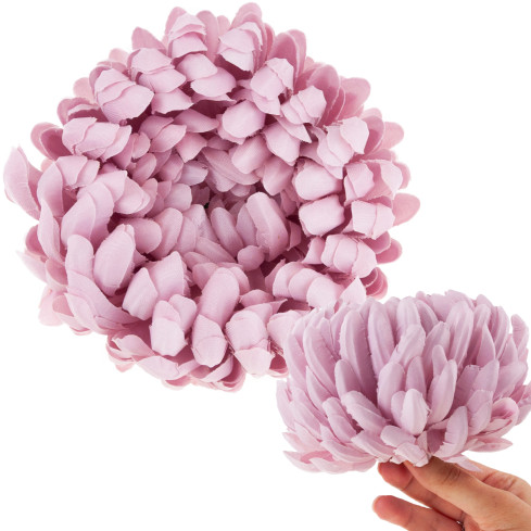 CV36939-7 CHRYZANTEMA DUŻA GŁÓWKA KWIATOWA SZTUCZNA WYBOROWA KWIATY CHRYZANTEMY 12cm