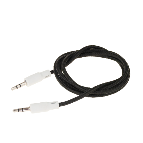 DD75 KABEL AUDIO AUX MINI JACK 3,5mm WTYKI MĘSKIE 1m NIEPLĄCZACY