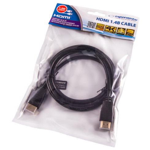 TV59 KABEL HDMI-HDMI GOLD 3D ETHERNET