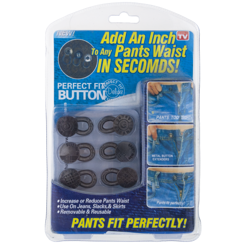 ER10 GUZIK POSZERZAJĄCY SPODNIE KOMPLET 6 SZTUK