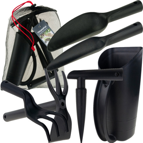 INWN01 ZESTAW NARZĘDZI OGRODNICZYCH GRABKI ŁOPATKA MOTYCZKA 6W1 NARZĘDZIA OGRODOWE