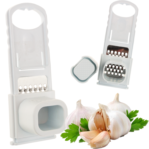 LUXL-145 TARKA PŁASKA DO CZOSNKU IMBIRU ORZECHÓW DO TARCIA SIEKACZ MAŁA STALOWA