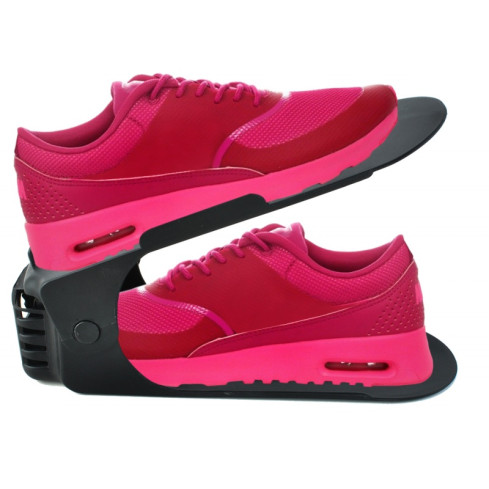 5610 ORGANIZER STOJAK NA BUTY OBUWIE PÓŁKA DO SZAFY GARDEROBY UCHWYT KAPCIE CZARNY