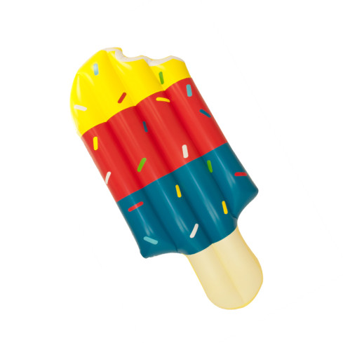 P1C MATERAC DMUCHANY LÓD KOLOROWY NA BASEN PLAŻĘ WYGODNY DUŻY