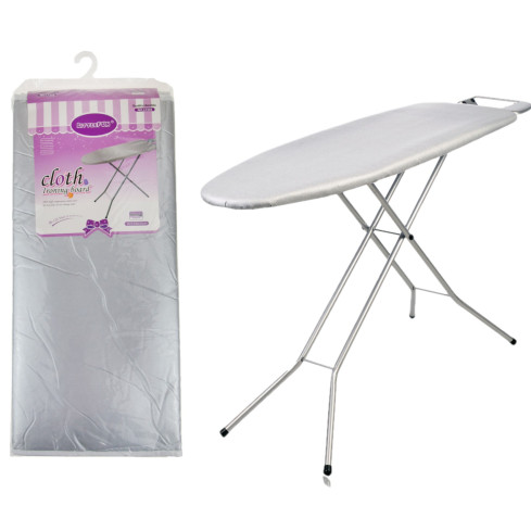 TG56599 POKROWIEC NA DESKĘ DO PRASOWANIA metalizowany TEFLONOWA POWŁOKA SZARY