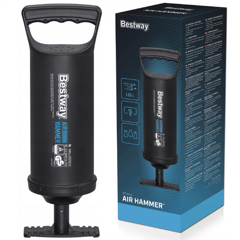 62002 Pompka Ręczna Tłokowa Materaca 30cm Bestway