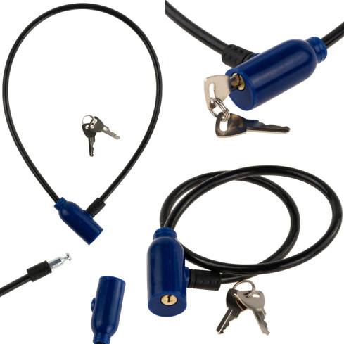 RB8 ZAPIĘCIE BLOKADA ZABEZPIECZENIE ROWEROWE LINKA na KLUCZYK rower Skuter MOTOR