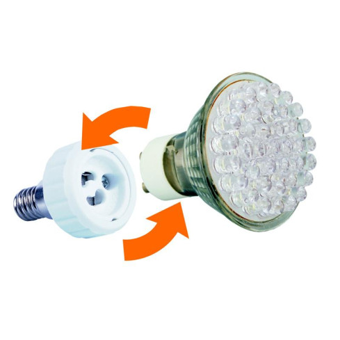 UU92 PRZEJŚCIÓWKA ADAPTER OPRAWA ŻARÓWKA E14 na GU10