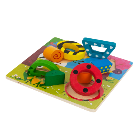 TG50027 PUZZLE DREWNIANE UKŁADANKA farma zwierzątka klocki