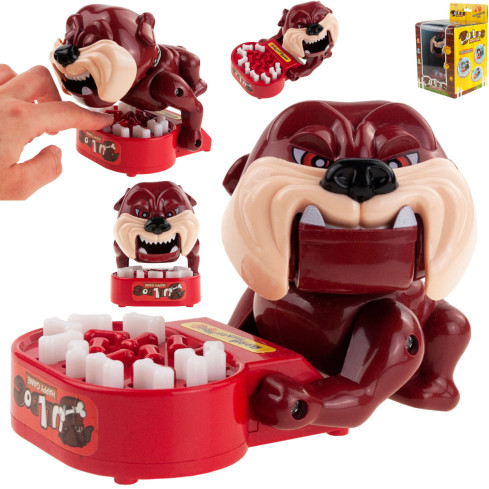 TG55530 GRA ZRĘCZNOŚCIOWA PIES GROŹNY GRYZĄCY RODZINNA NA REFLEKS ZABIERZ KOŚĆ PSU