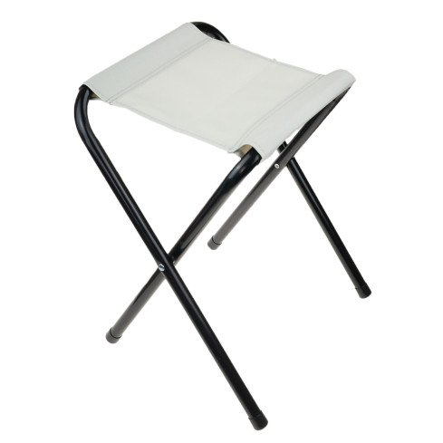 TG55994-1 KRZESŁO KRZESEŁKO WĘDKARSKIE TURYSTYCZNE SKŁADANE KEMPINGOWE TABORET SZARE