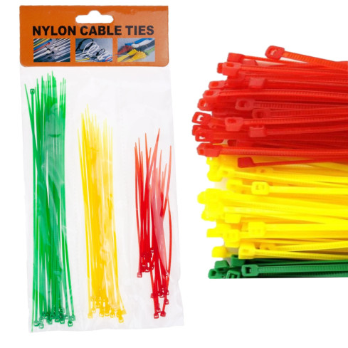 TG56593 OPASKI ZACISKOWE TRYTKI TRYTYTKI 3 ROZMIARY SAMOZACICKOWE kolorwy ZESTAW