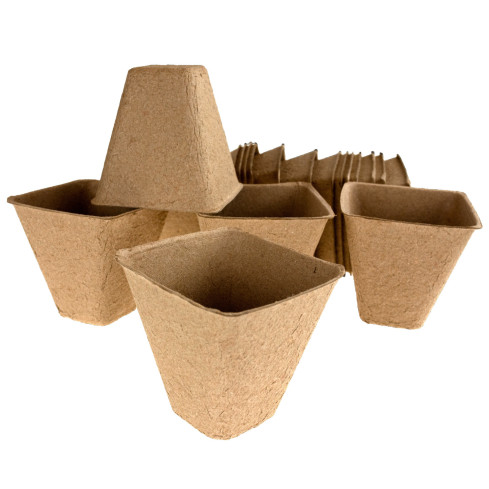 TG60480 DONICZKI TORFOWE P8 BIODEGRADOWALNE ROZSADOWE SADZONKI ROZSADY 8 CM 18 SZT