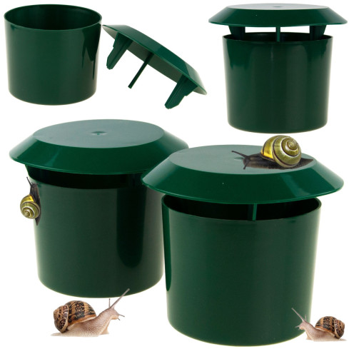 TG60612 2x PUŁAPKA NA ŚLIMAKI PRZECIWŚLIMAKOM EKOLOGICZNA WABIK ŁAPKA SKUTECZNA