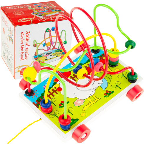 TG67025 EDUKACYJNY LABIRYNT PRZEPLATANKA DUŻA MULA KÓŁKA