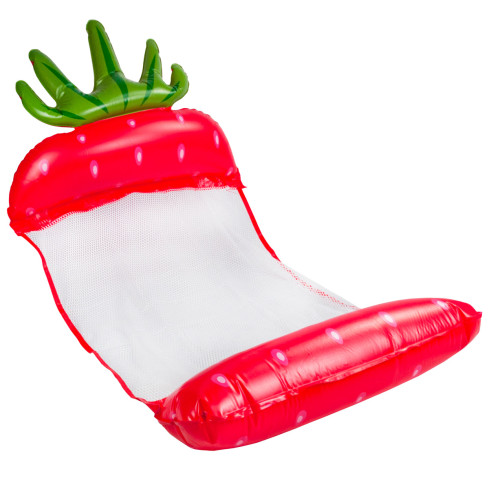 TG67352 HAMAK WODNY MATERAC DO PŁYWANIA DMUCHANY TRUSKAWKA