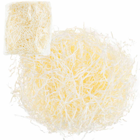 TG71116-1 RAFFIA SIANKO WŁÓKNO ROŚLINNE DEKORACYJNA NATURALNA KREMOWA 50G