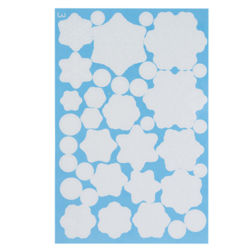 TG76355 NAKLEJKI ŚWIĄTECZNE OZDOBY NA OKNO SZYBĘ ŚNIEŻYNKI PŁATKI ŚNIEGU