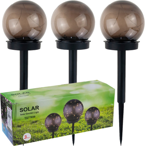 TG77659 LAMPKA LED SOLAR 3SZT.