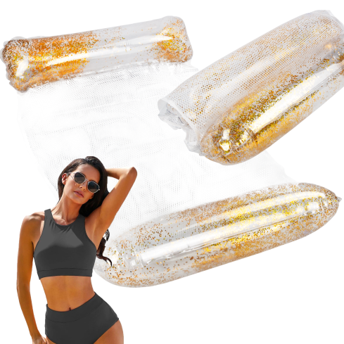 TG77795 HAMAK WODNY MATERAC DO PŁYWANIA DMUCHANY DO BASENU FOTEL LEŻAK PLAŻOWY