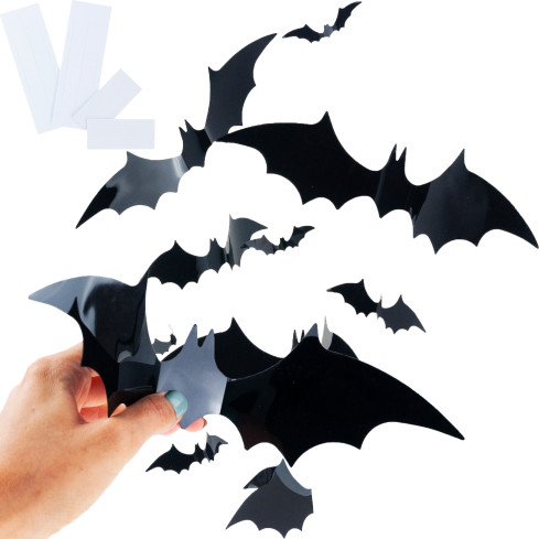 TG79040 NAKLEJKI NIETOPERZE ZESTAW