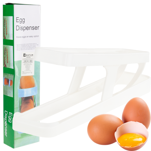TG80294 POJEMNIK NA JAJKA BOX ORGANIZER DO LODÓWKI PUDEŁKO SZUFLADA DO JAJ PUDEŁKO