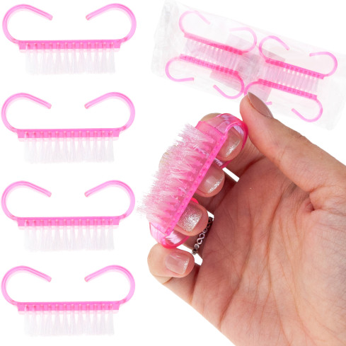 Szczoteczka do paznokci, manicure, pedicure, usuwania pyłu, zestaw 4szt.
