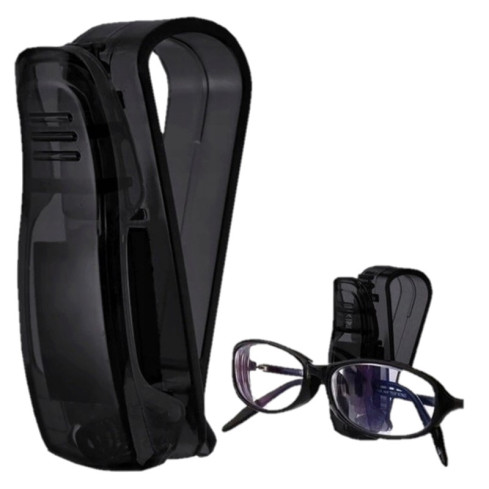 DO75 KLIPS UCHWYT NA OKULARY DO SAMOCHODU NA OSŁONĘ PRZECIWSŁONECZNĄ