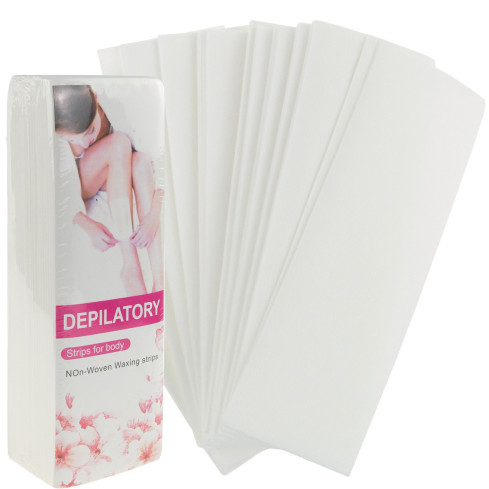 UR25 PASKI FIZELINOWE DO DEPILACJI WOSKIEM 100SZT 20CM wytrzymałe