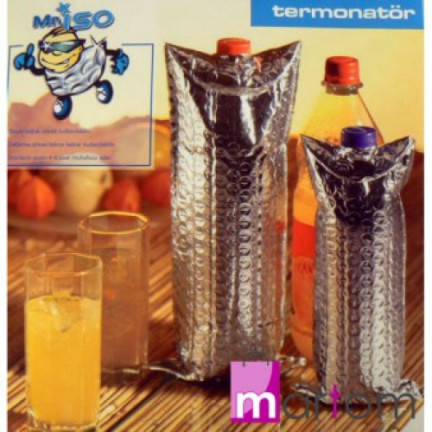 ER60 DUŻA TORBA termiczna NA butelke 2l na PLAŻE