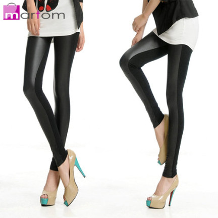 AP16 Legginsy LATEX getry leginsy spodnie SKÓRA