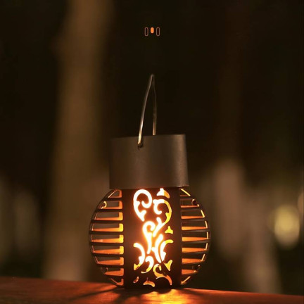 TG60446 LAMPA SOLARNA  POCHODNIA LAMPKA LED WISZĄCA LAMPION KLIMAT LOFT AŻUR