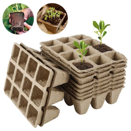 EDA3227 DONICZKI TORFOWE NA ROZSADY SADZONKI 6x tacka 72szt