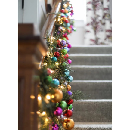 TG50994 BOMBKI CHOINKOWE KOLOROWE NA CHOINKĘ BOMBKA ZESTAW 12 SZT 4CM OZDOBY ŚWIĘTA
