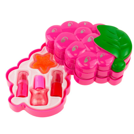 TG71163 ZESTAW KOSMETYKÓW DO MAKIJAŻU TWARZY MAKE-UP DZIEWCZYNKI ZABAWKOWY WINOGRON