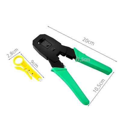 TV37 ZACISKARKA RJ-45 RJ45 RJ12 RJ11 RJ9 +SCIAGACZ