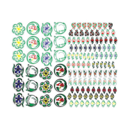 CHEM0083 NAKLEJANKI + 5 BARWNIKÓW DO JAJEK PISANEK