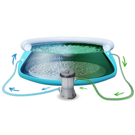 57274 BASEN OGRODOWY ROZPOROWY 366x76cm BESTWAY + POMPA