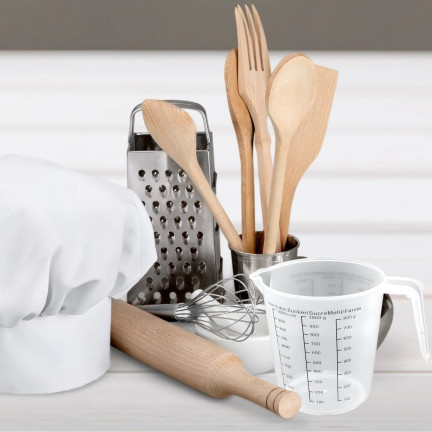 TG70284 MIARKA DZBANEK KUCHENNY KUBEK Z PODZIAŁKĄ MIARA 1L