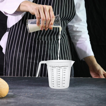 TG70284 MIARKA DZBANEK KUCHENNY KUBEK Z PODZIAŁKĄ MIARA 1L