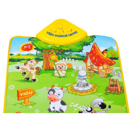 TG71169 MATA MUZYCZNA INTERAKTYWNA EDUKACYJNA WESOŁA FARMA ODGŁOSY ZWIERZĄT DLA MALUSZKA
