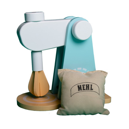 TG67006 ROBOT KUCHENNY ZABAWKOWY DREWNIANY MIKSER DLA DZIECI AGD ZESTAW AKCESORIA