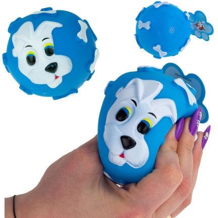 19041 PIŁKA ZABAWKA DLA PSA KOTA PIŁECZKA PISZCZĄCA GUMOWA GRYZAK PISZCZAŁKA