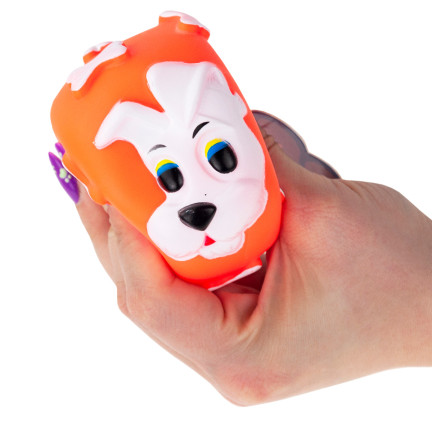 19041 PIŁKA ZABAWKA DLA PSA KOTA PIŁECZKA PISZCZĄCA GUMOWA GRYZAK PISZCZAŁKA