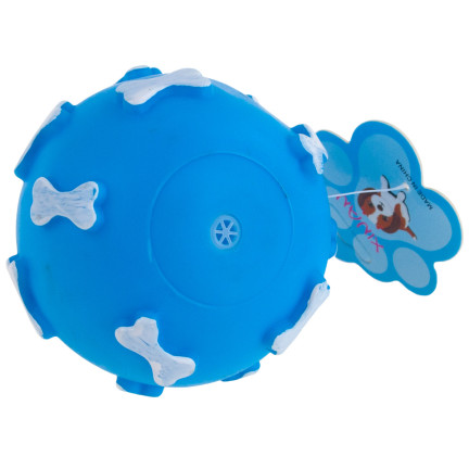 19041 PIŁKA ZABAWKA DLA PSA KOTA PIŁECZKA PISZCZĄCA GUMOWA GRYZAK PISZCZAŁKA