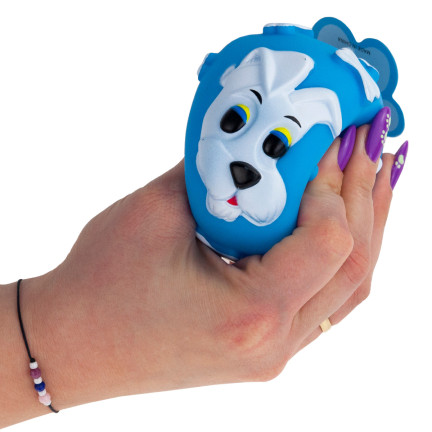 19041 PIŁKA ZABAWKA DLA PSA KOTA PIŁECZKA PISZCZĄCA GUMOWA GRYZAK PISZCZAŁKA