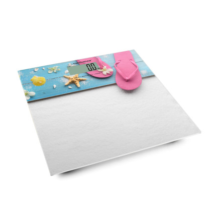 ES167 FLIP FLOP CYFROWA WAGA ŁAZIENKOWA LCD SZKLANA