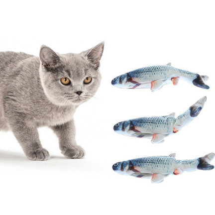 TG64361 ELEKTRYCZNA RYBA SKACZĄCA ZABAWKA DLA KOTA RYBKA