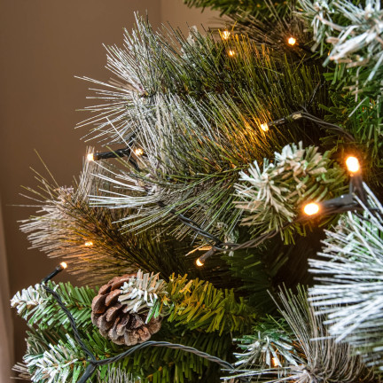 Lampki led 300l, ciepłe białe+zimny flash, choinkowe, świąteczne, wewnętrzne, zewnętrzne, 3+15m