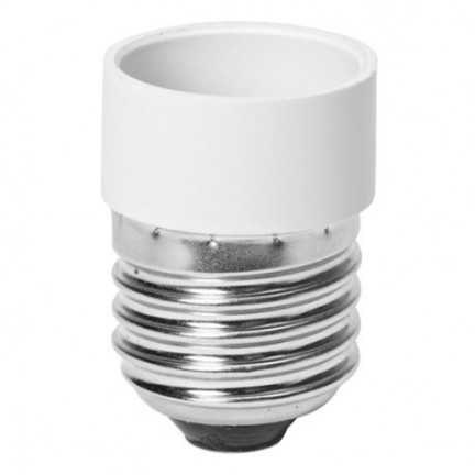 UU88 Redukcja adapter żarówka E27 na E14